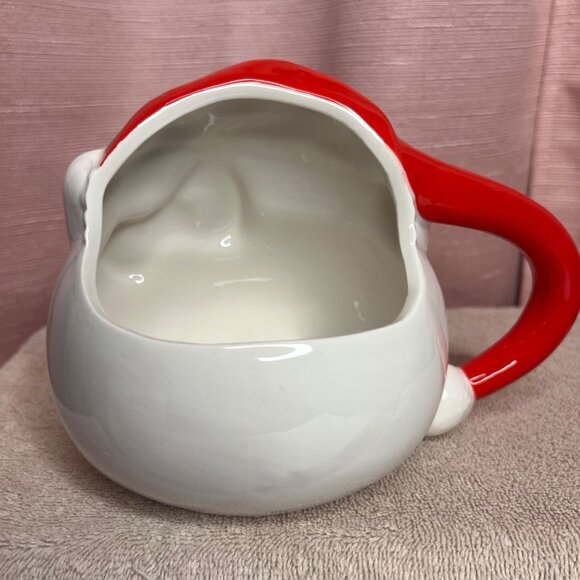 Hello Kitty Sculpted Ceramic Mug 16 Oz Christmas Holiday Design Gift Boxed NWB - Picture 3 of 9